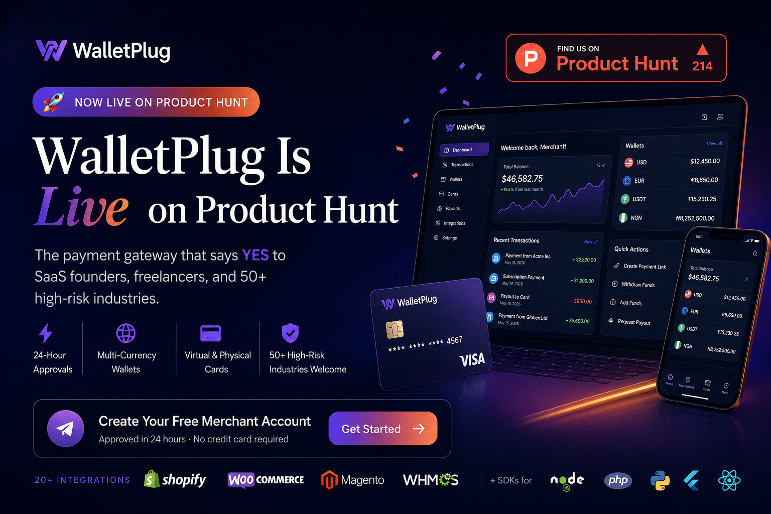 WalletPlug on Product Hunt